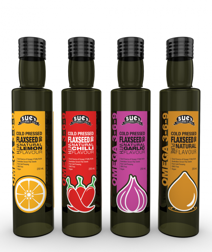Sue's Gourmet Oils Range Front