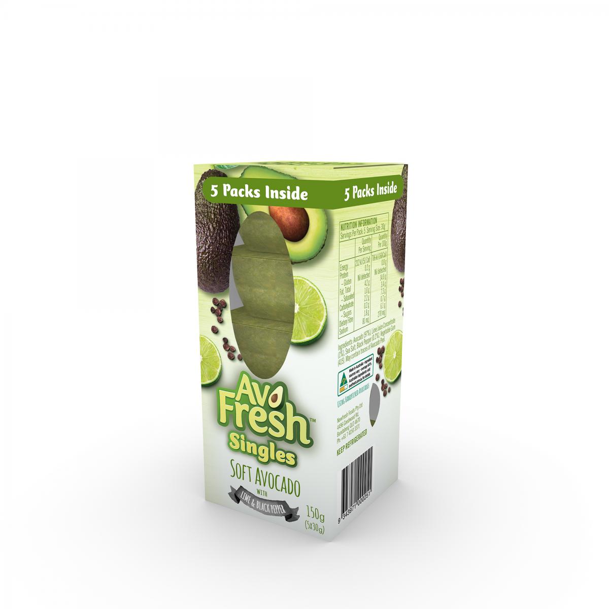 AvoFresh Singles Lime & Cracked Pepper